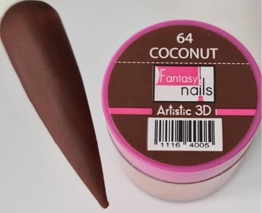 ACRILICO #64 COCONUT FANTASY NAILS